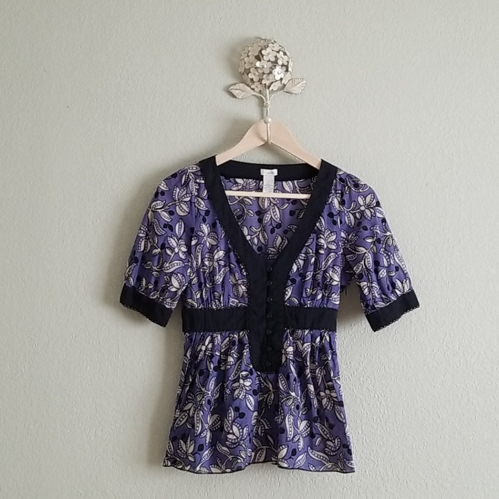 Anthropology Odille size 2 blouse